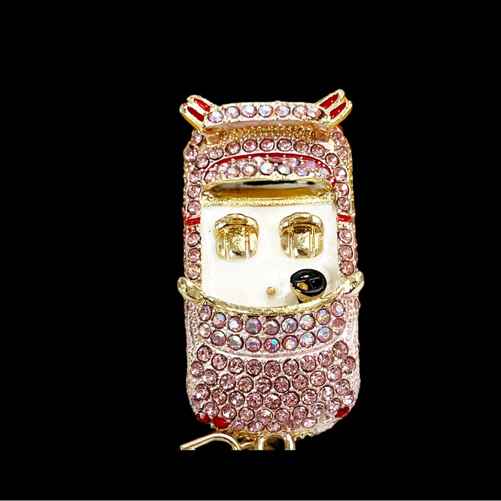 Luxury Bling Car Keychain | Rhinestone Crystal Key Ring - Picture 5 of 14